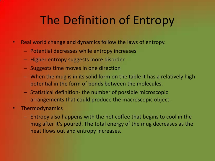 what is entropy